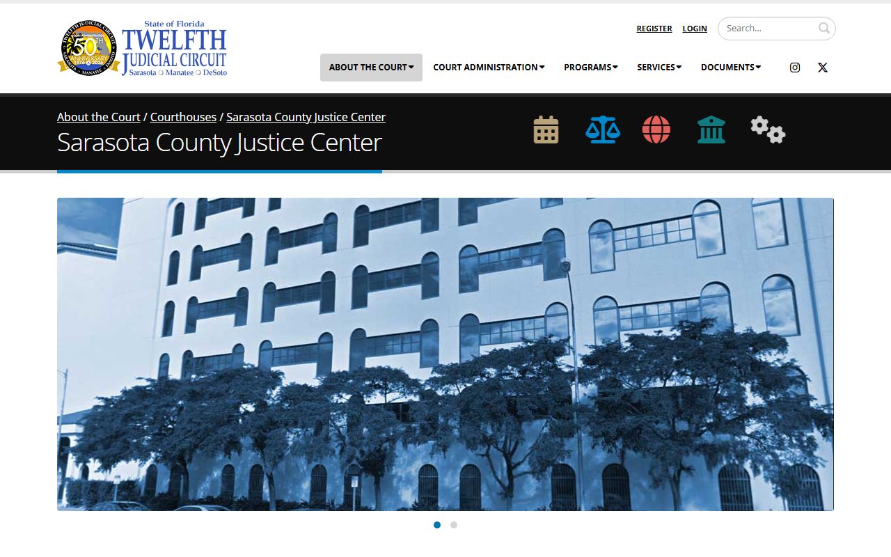 Sarasota County Circuit Court records at the Justice Center